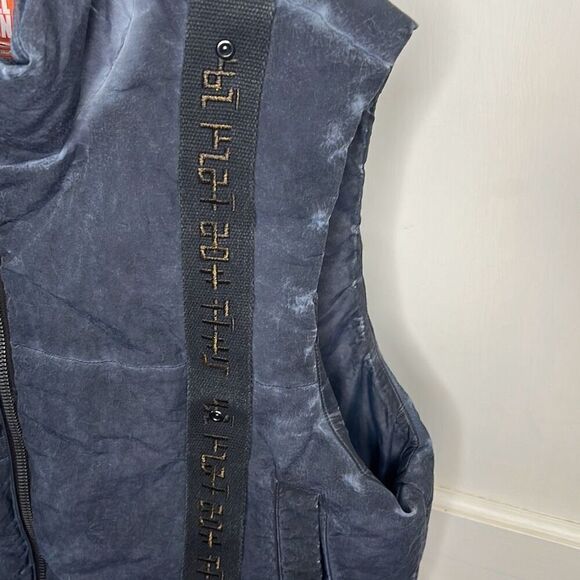 Unisex Rebel Moon Quilted Zip-Up Vest Mens Size Small Puffer - Picture 3 of 7